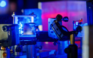 Blue laser scanning system